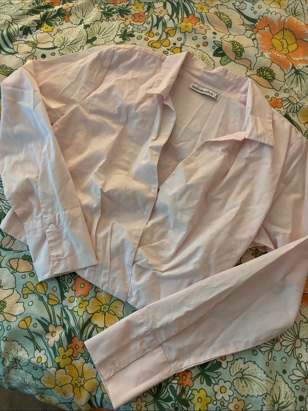 Light Pink Button-Up Shirt